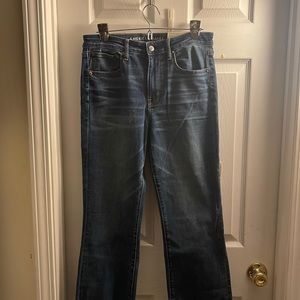 AE high rise cropped jeans 12R NWT